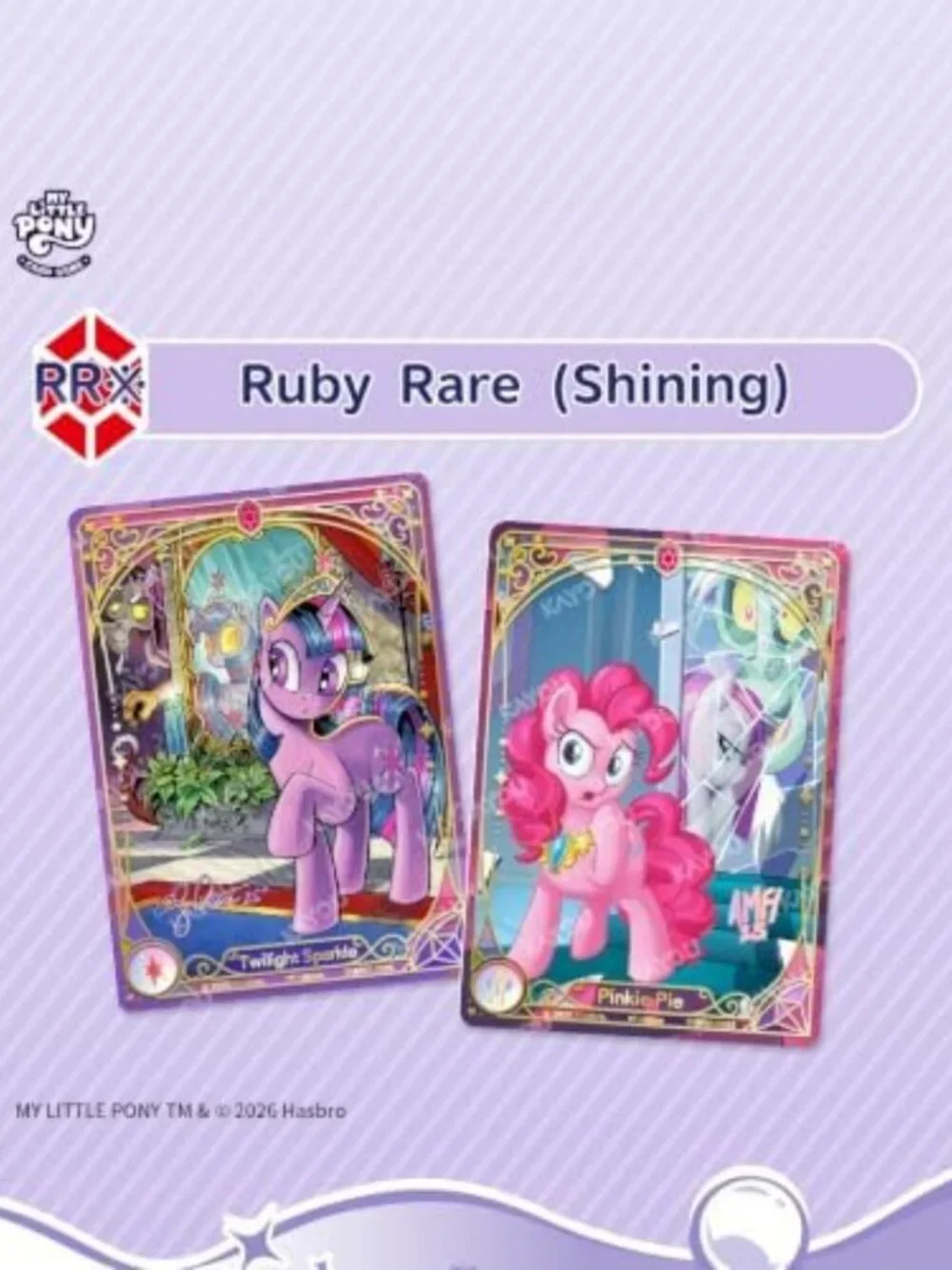 My Little Pony Trading Card Game - 20 Packs, 5 Cards Each, Fun for Ages 10